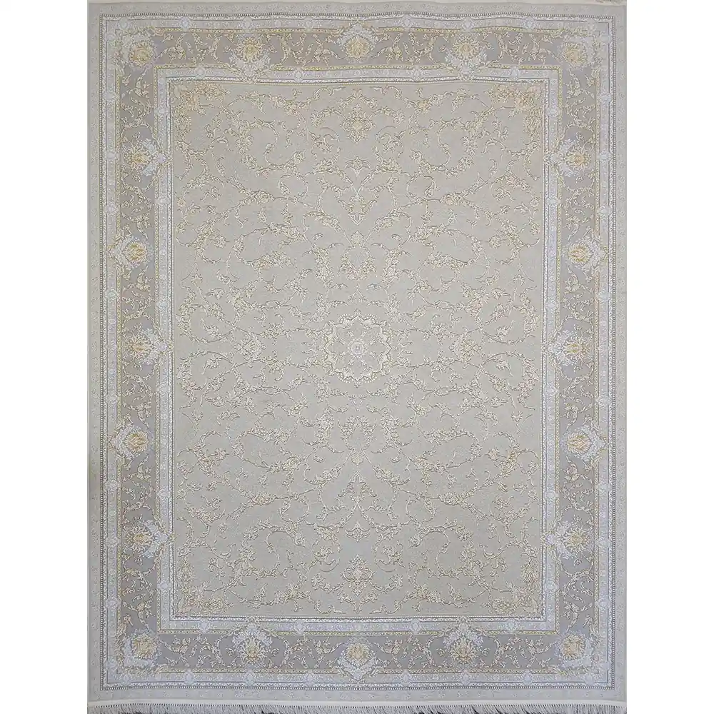 فرش کد 8101 زمینه کرم طرح افشان 1200 شانه